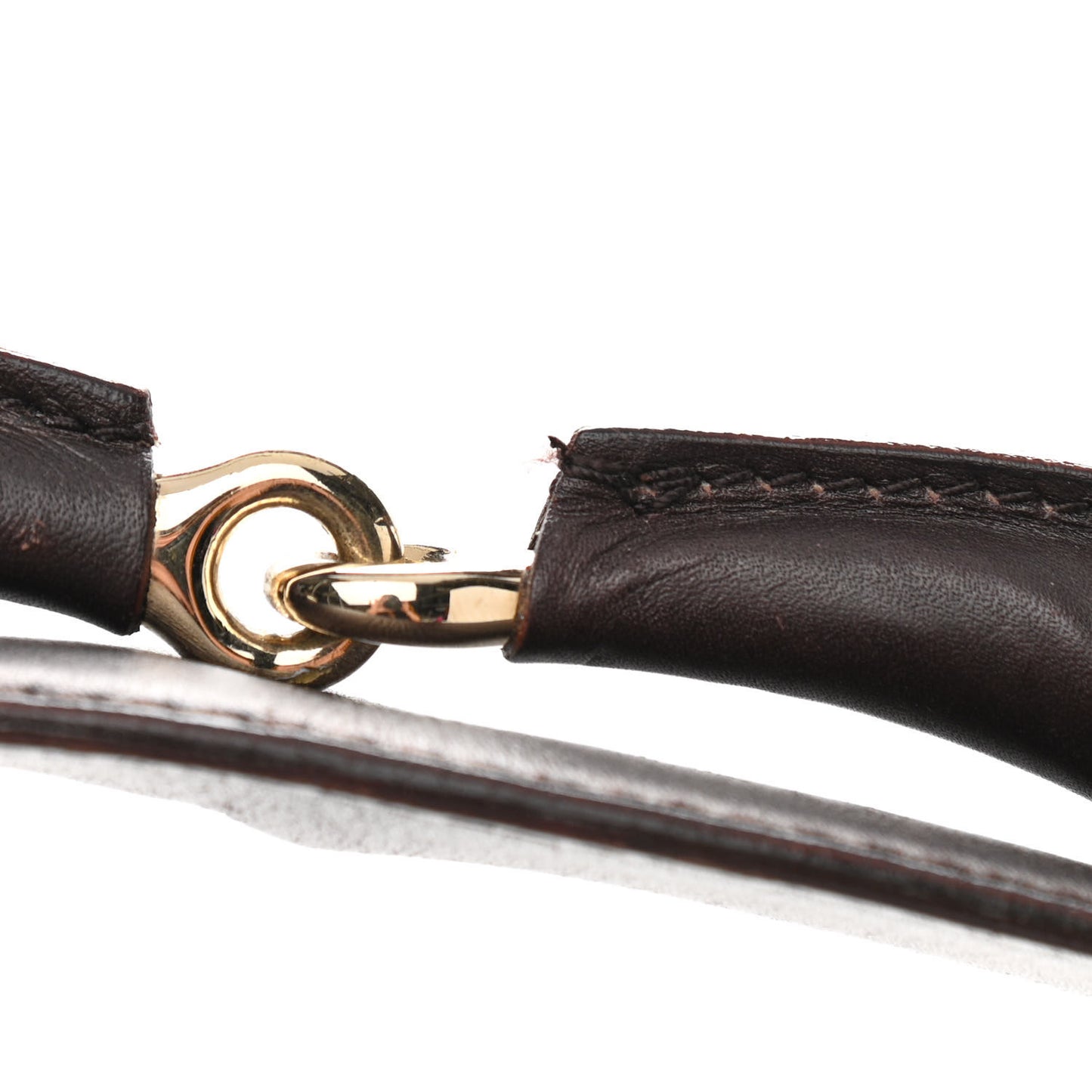 Guccissima Medium Horsebit Chain Hobo Dark Brown
