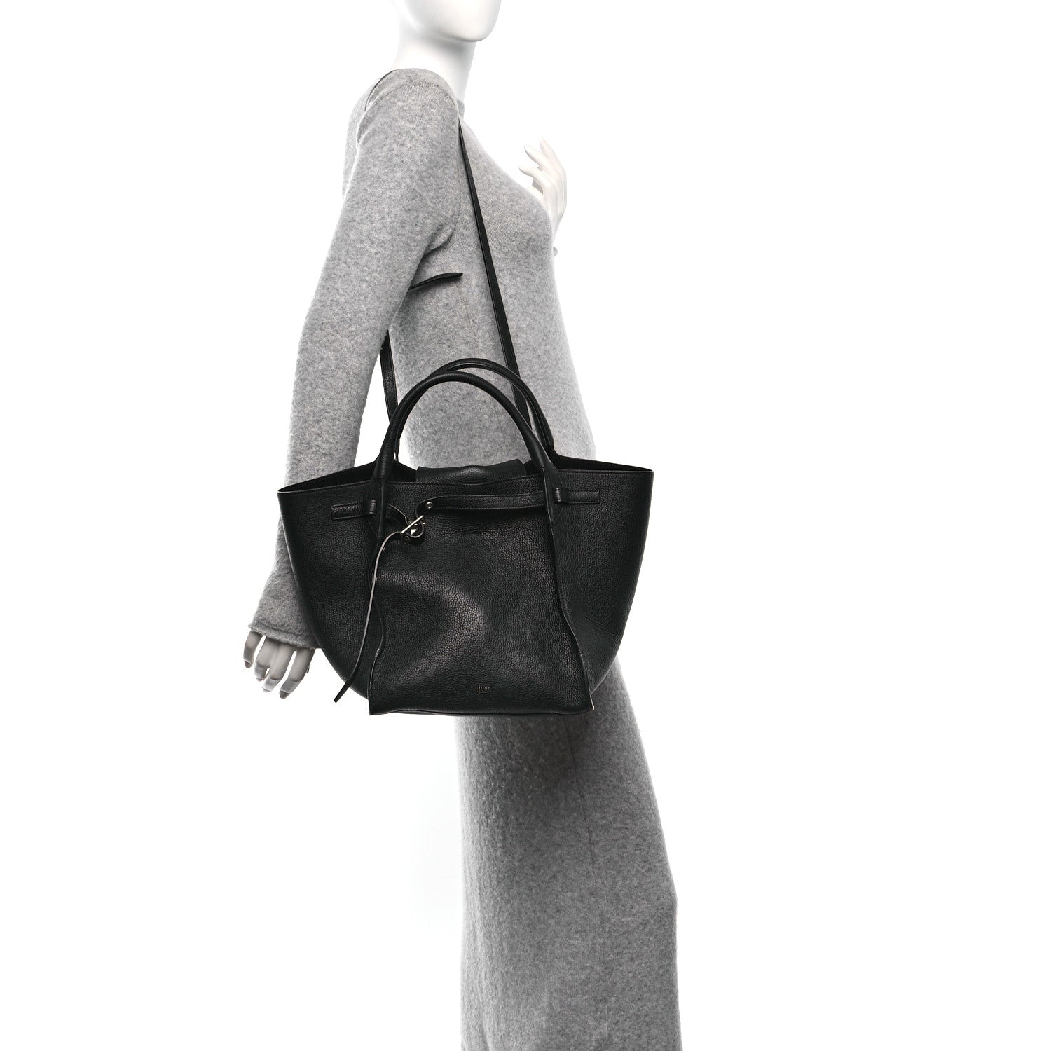 Celine Supple Grained Calfskin Small Big Bag Black 2 of 10