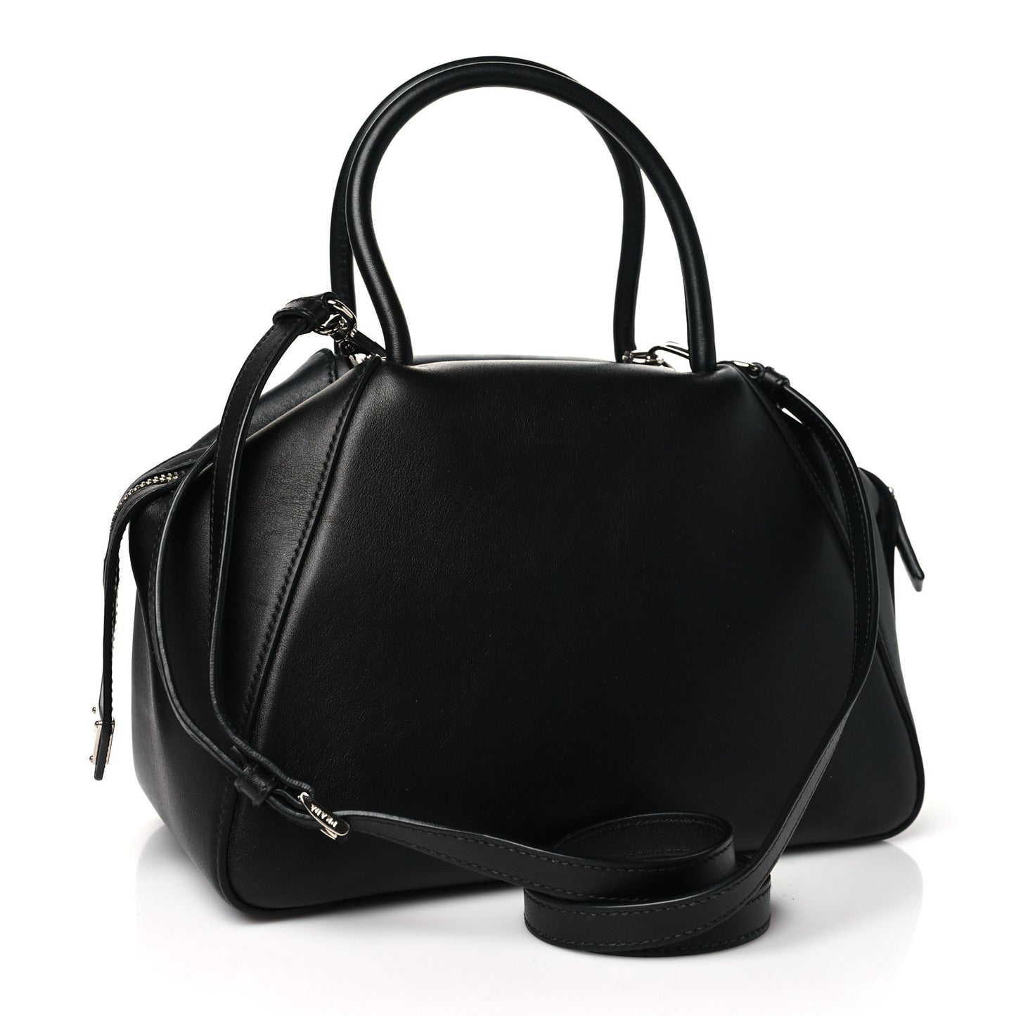 Softy Calfskin Small Supernova Handbag Black