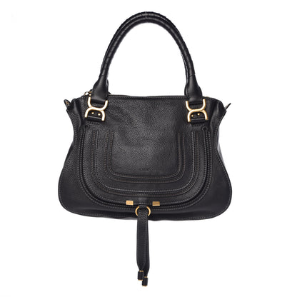 Chloe Calfskin Medium Marcie Satchel Black 1 of 11