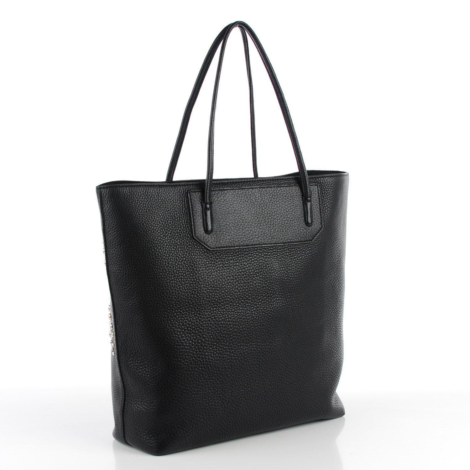 Alexander Wang Pebbled Calfskin Studded Prisma Tote Black 3 of 7