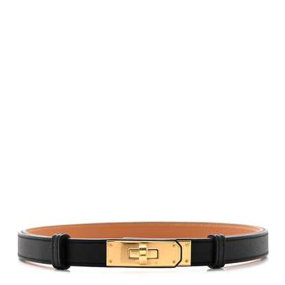 Hermes Epsom Kelly Belt Black 1 of 5