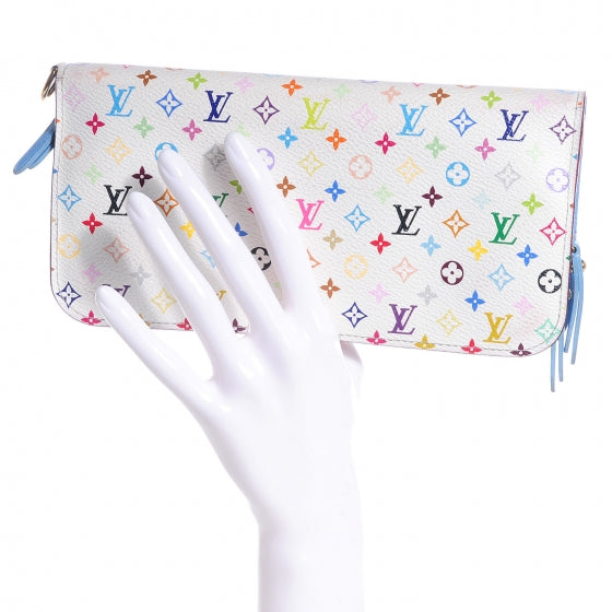 Louis Vuitton Monogram Multicolor Insolite Wallet White Raisin 2 of 7