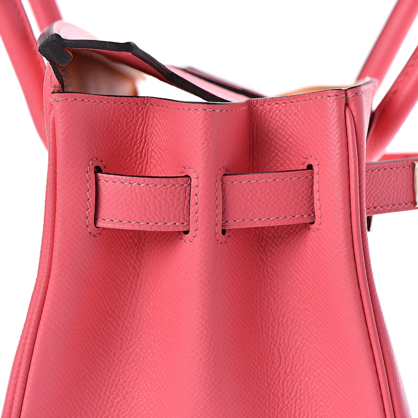 Epsom Horseshoe Birkin 30 Rose Azalee Jaune D'or