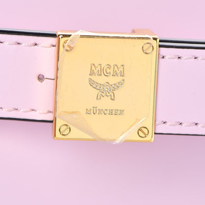 MCM Calfskin Patricia Crossbody Bag Prism Pink 12 of 14