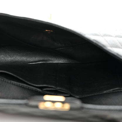 Chanel Caviar Quilted East West Flap Black 7 of 10