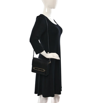 Hermes Lizard Mini Sac Roulis Black 2 of 10