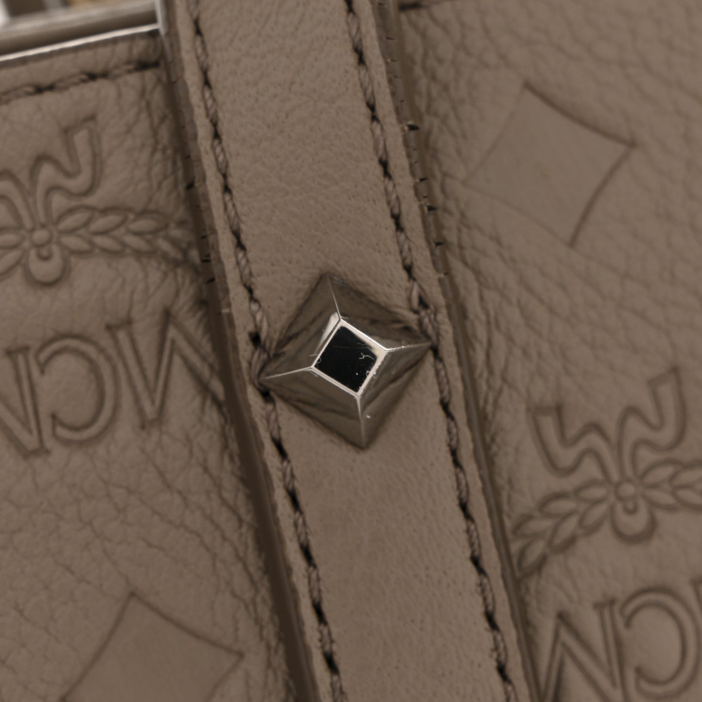 Calfskin Ottomar Monogram Medium Klara Shopper Tote Dove