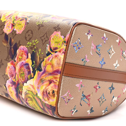 Louis Vuitton Metallic Monogram LV Garden Speedy Bandouliere 25 Gold 9 of 9