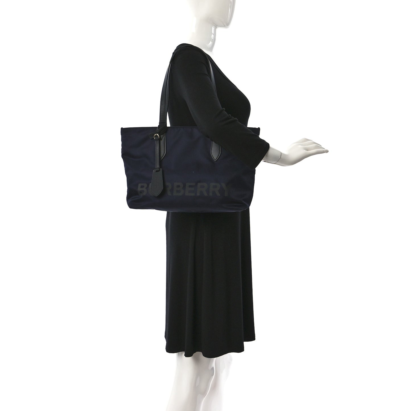 Nylon Logo Small Ardwell Tote Navy