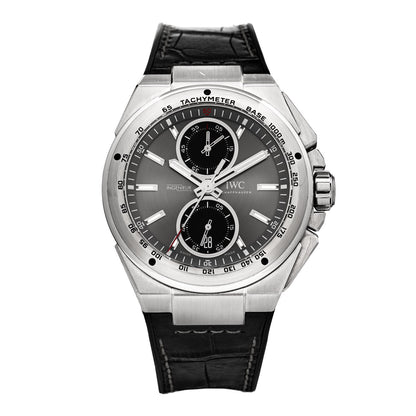 IWC Stainless Steel Fabric 45mm Ingenieur Chronograph Automatic Watch Grey IW378507 1 of 6