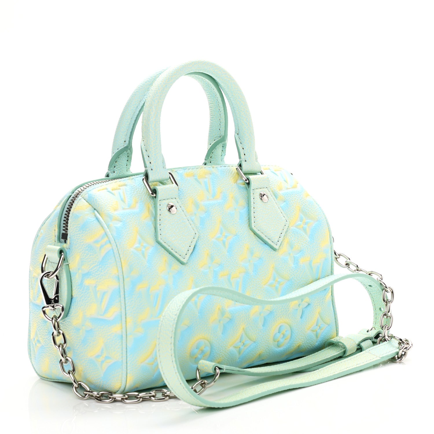Louis Vuitton Empreinte Monogram Summer Stardust Speedy 20 Water Green 3 of 9
