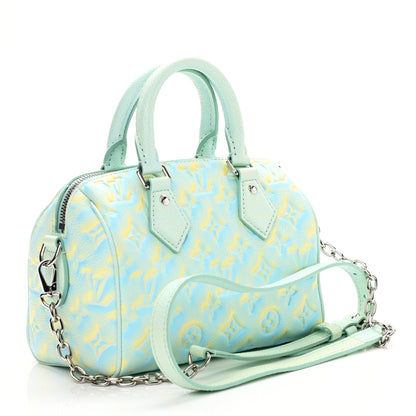Louis Vuitton Empreinte Monogram Summer Stardust Speedy 20 Water Green 3 of 9