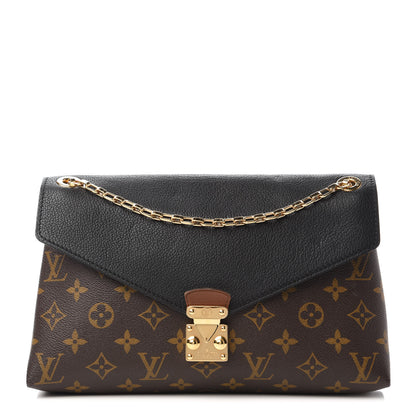Louis Vuitton Monogram Pallas Chain Black 1 of 10