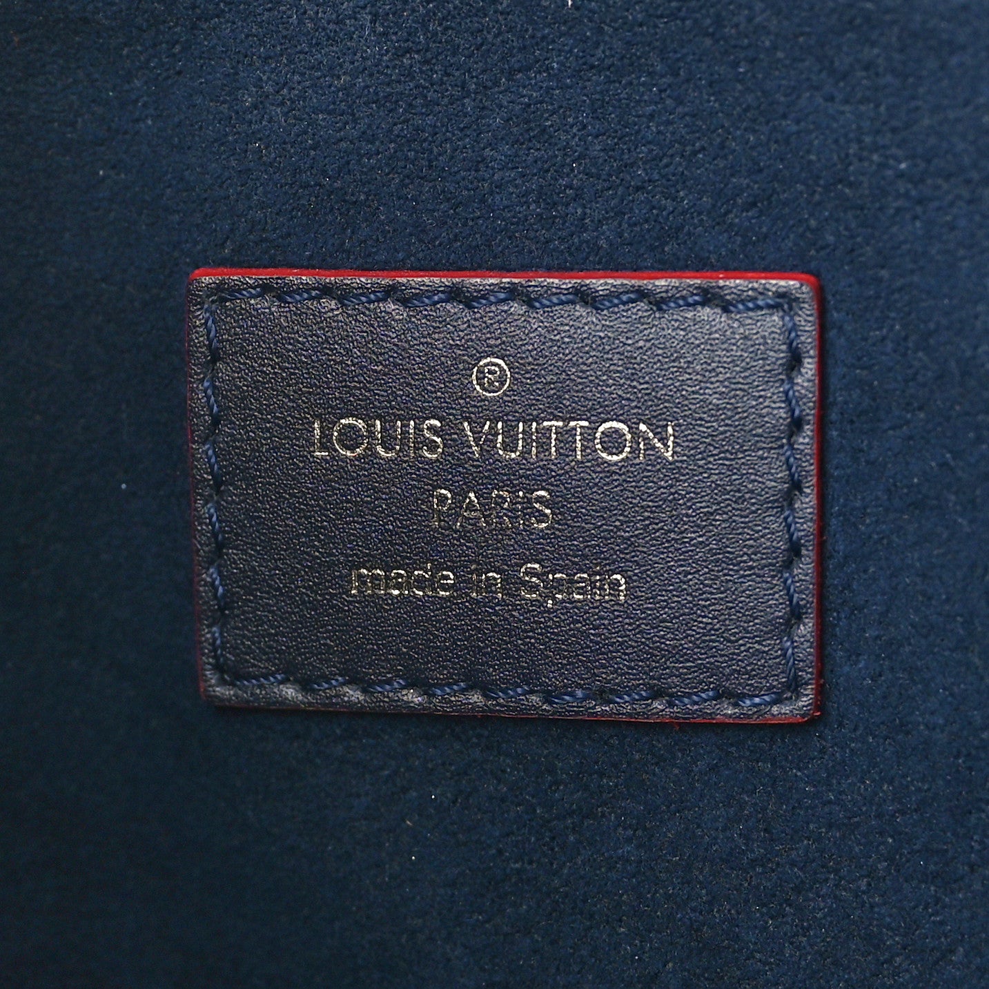 Louis Vuitton Empreinte V Tote MM Marine Rouge 6 of 9