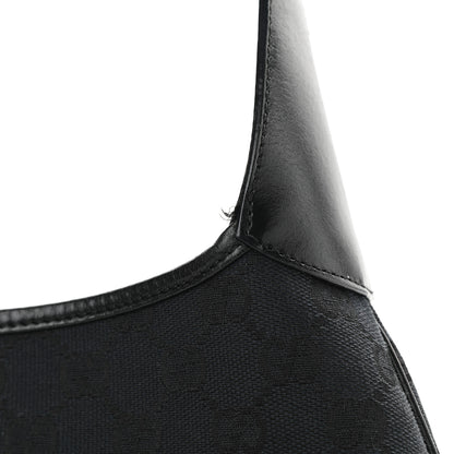 Gucci Monogram Jackie O Hobo Black 10 of 11