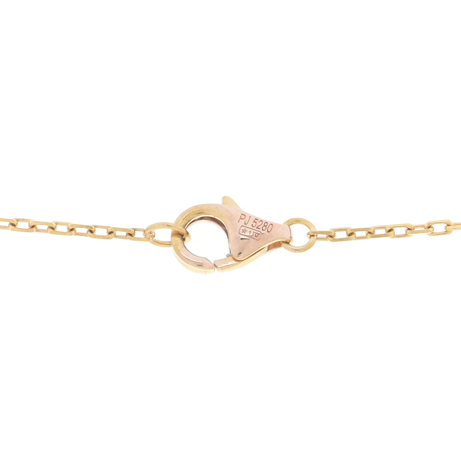 Cartier 18K Pink Gold Diamond Trinity Pendant Necklace 7 of 8