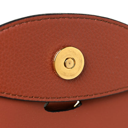 Chloe Grained Calfskin Small Darryl Saddle Crossbody Bag Sepia Brown 11 of 11