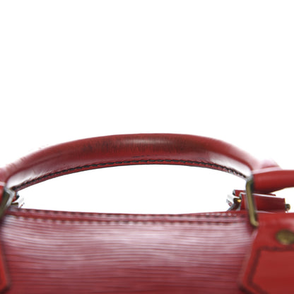 Louis Vuitton Epi Speedy 35 Castillan Red 17 of 18