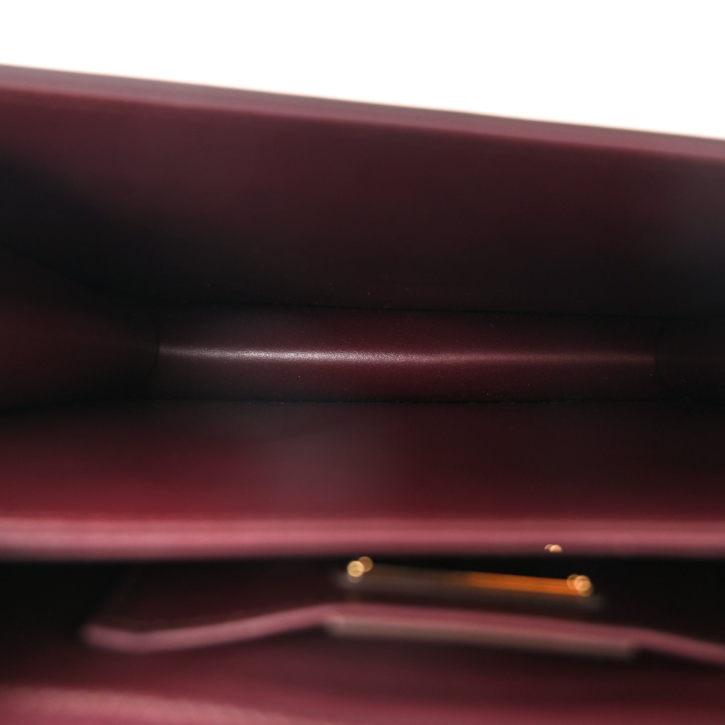 Calfskin Thalia Flap Shoulder Bag Wine