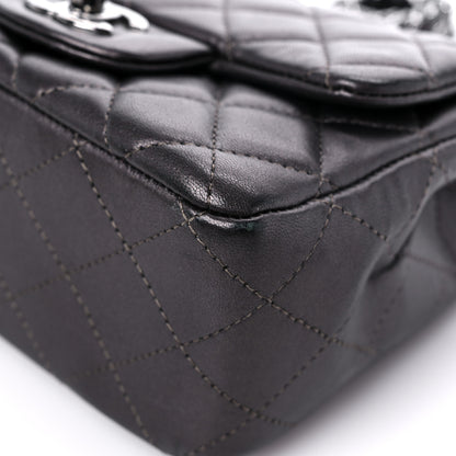 Chanel Metallic Lambskin Quilted Mini Square Flap Brown 9 of 13