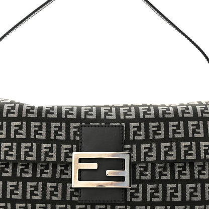 Fendi Zucchino Baguette Black 8 of 11