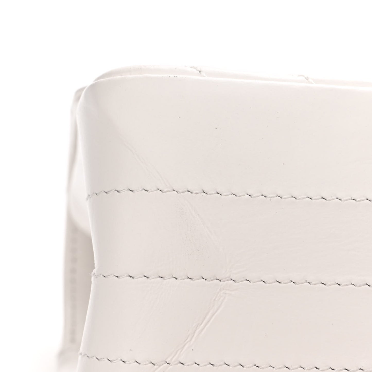 Aged Calfskin Chevron Quilted 2.55 Reissue Mini Flap White