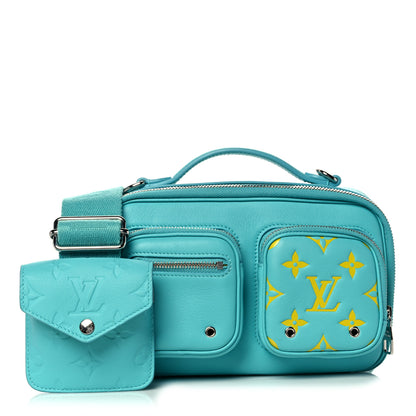Louis Vuitton Calfskin Embossed Monogram Vuittamins Utility Crossbody Menthe Jaune 1 of 9