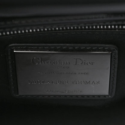 Christian Dior Patent Beaded Medium Lady Dior Black Multicolor 6 of 15