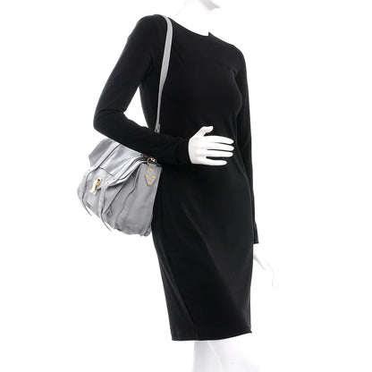 Proenza Schouler Lambskin Medium PS1 Satchel Concrete Grey 2 of 7