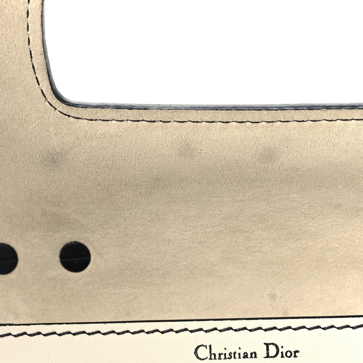 Christian Dior Smooth Calfskin Mini J'Adior Chain Flap Bag Off White 9 of 10