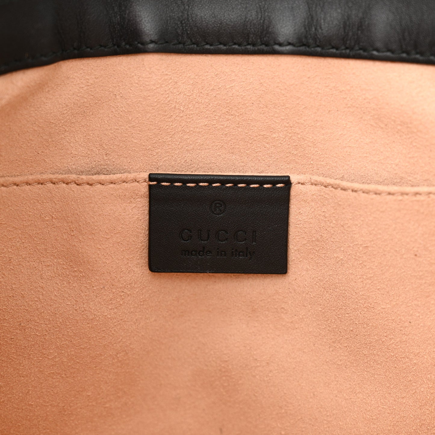 Suede Patent GG Web Small Ophidia Tote Bag Black