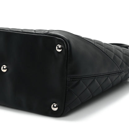 Chanel Calfskin Quilted Large Cambon Tote Black 10 of 12