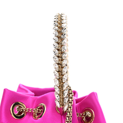 Jimmy Choo Satin Bon Bon Bag Fuchsia 10 of 11