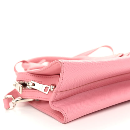 Prada Saffiano Cuir Small Kristen Petalo 9 of 10