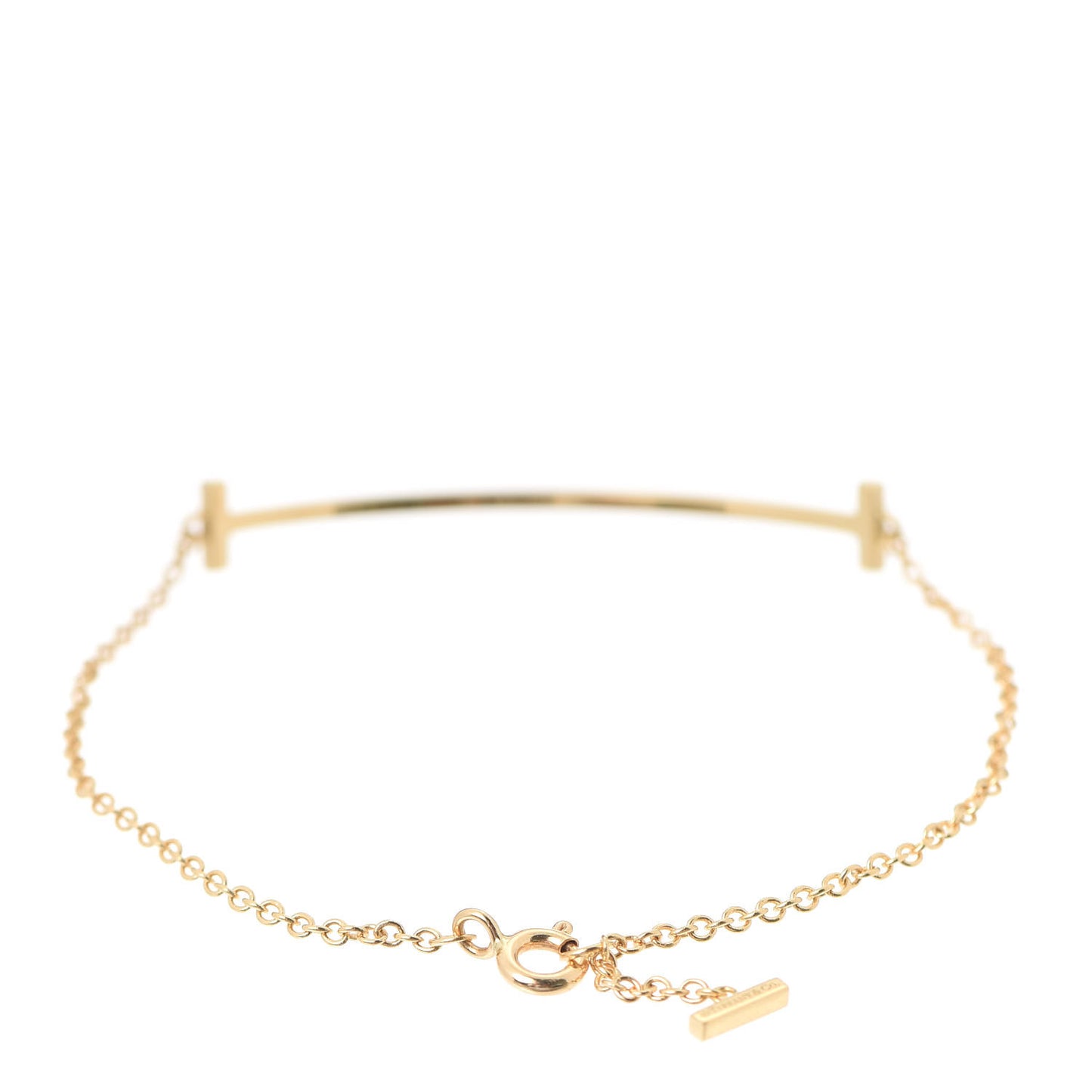 18K Yellow Gold T Smile Bracelet