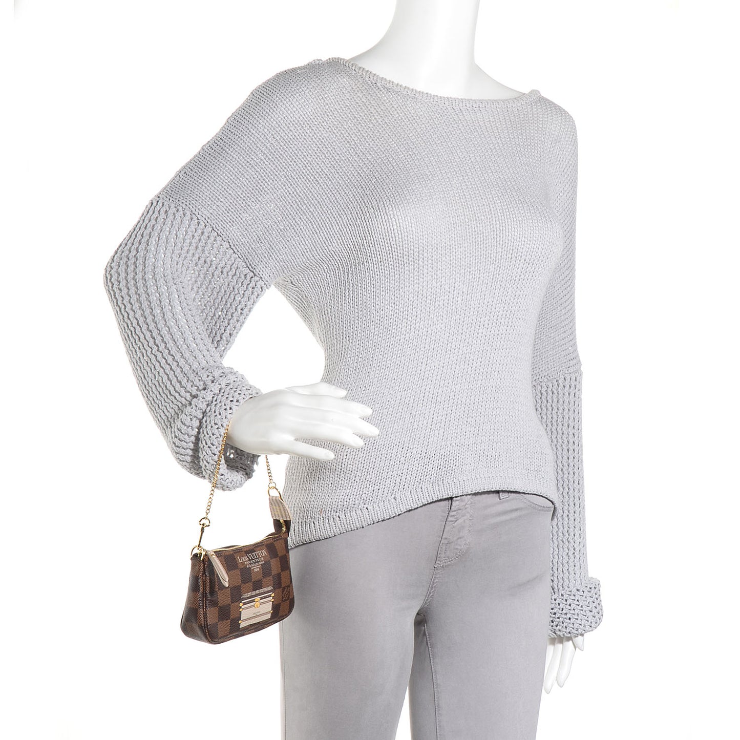 Damier Ebene Trunks and Locks Mini Pochette Accessories