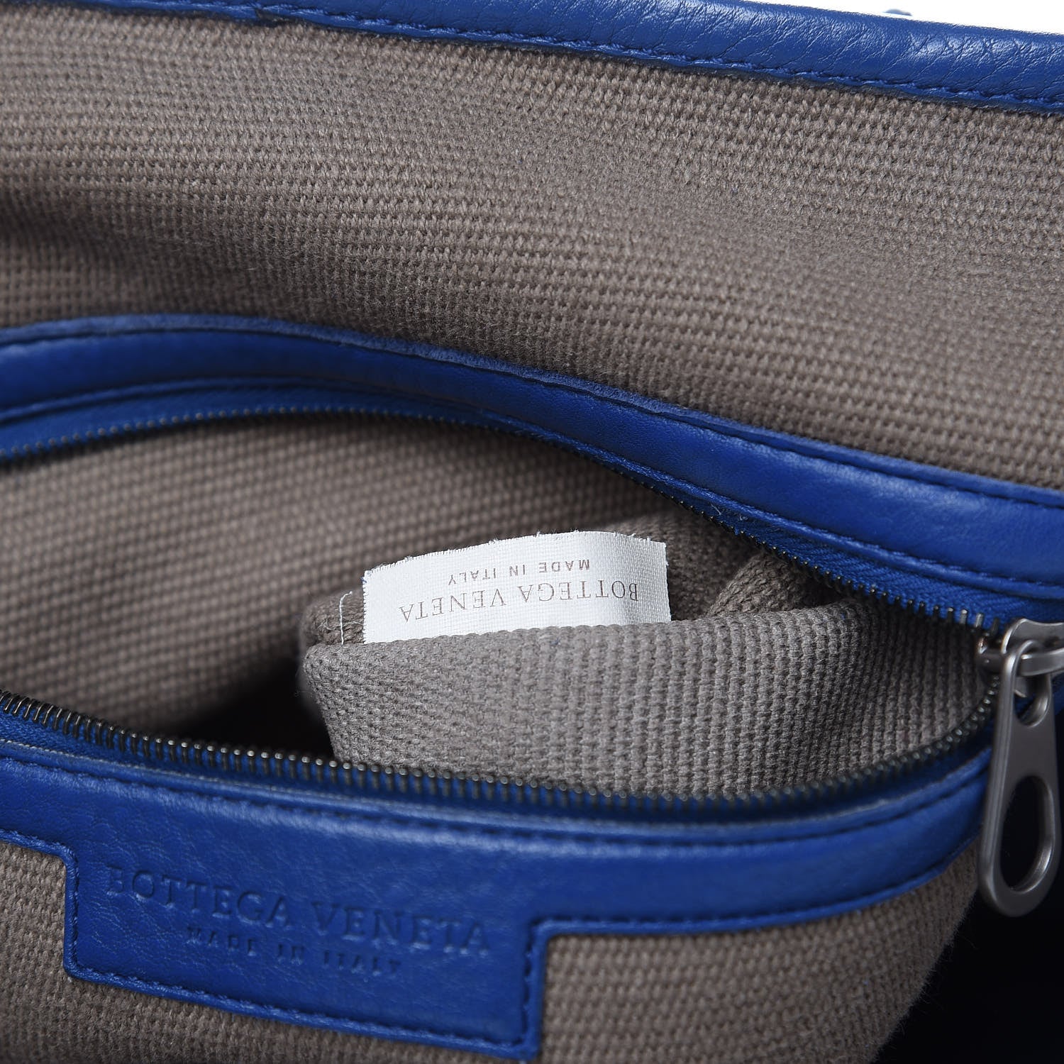 Bottega Veneta Cervo Deerskin Shopping Tote Cobalt 7 of 14