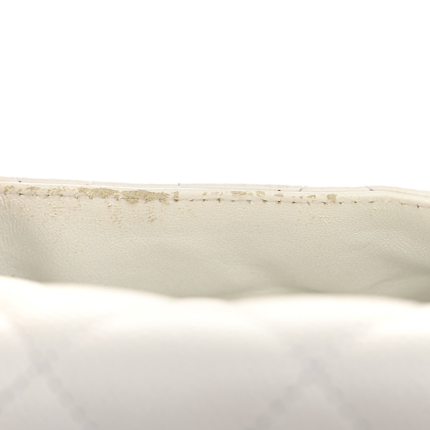 Chanel Caviar Quilted Jumbo Single Flap White 12 of 13