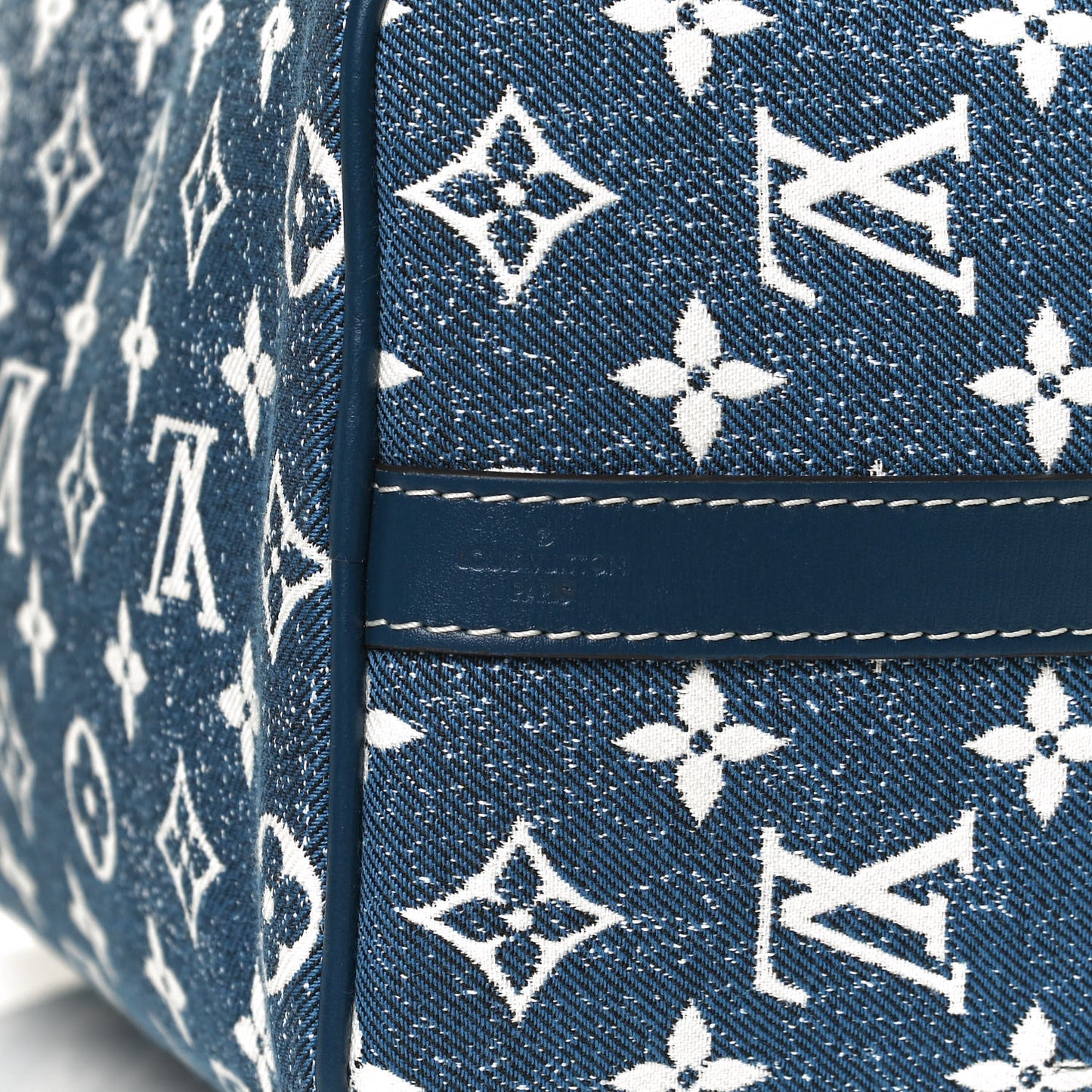 Monogram Jacquard Denim Speedy Bandouliere 25 Bleu