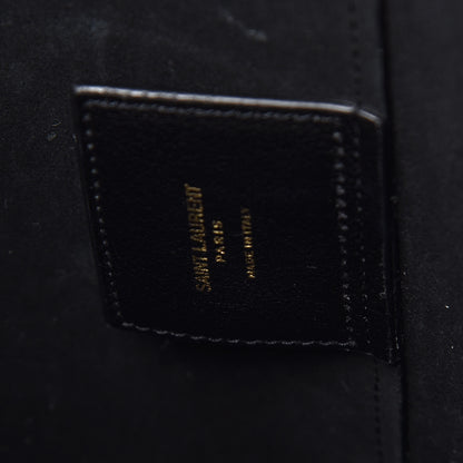 Saint Laurent Calfskin Medium Shopping Tote Black 7 of 10