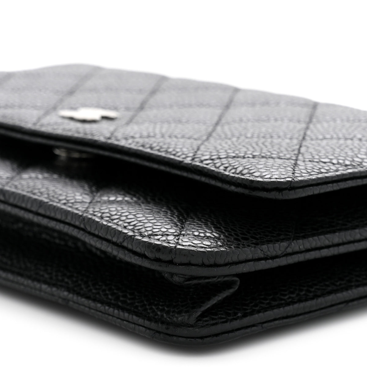 Chanel Caviar Quilted Wallet on Chain WOC Black 10 of 11