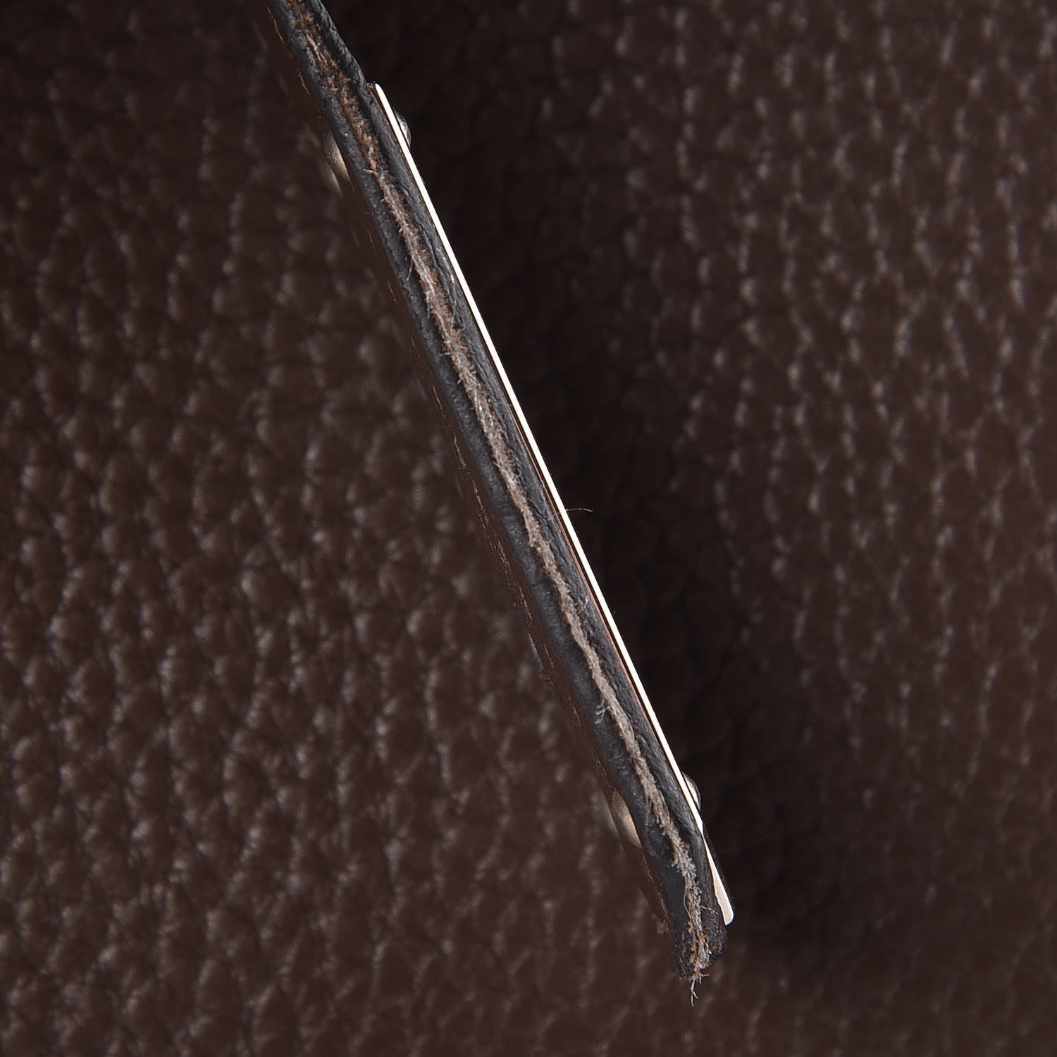 Hermes Taurillon Clemence Jypsiere 34 Chocolate 18 of 29