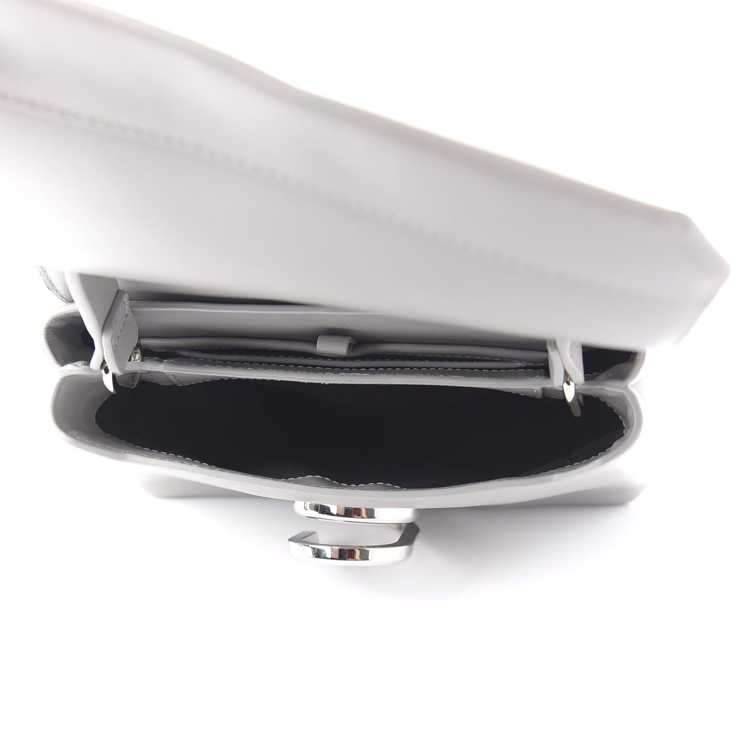 3.1 Smooth Calfskin Mini Alix Top Handle Satchel Cement