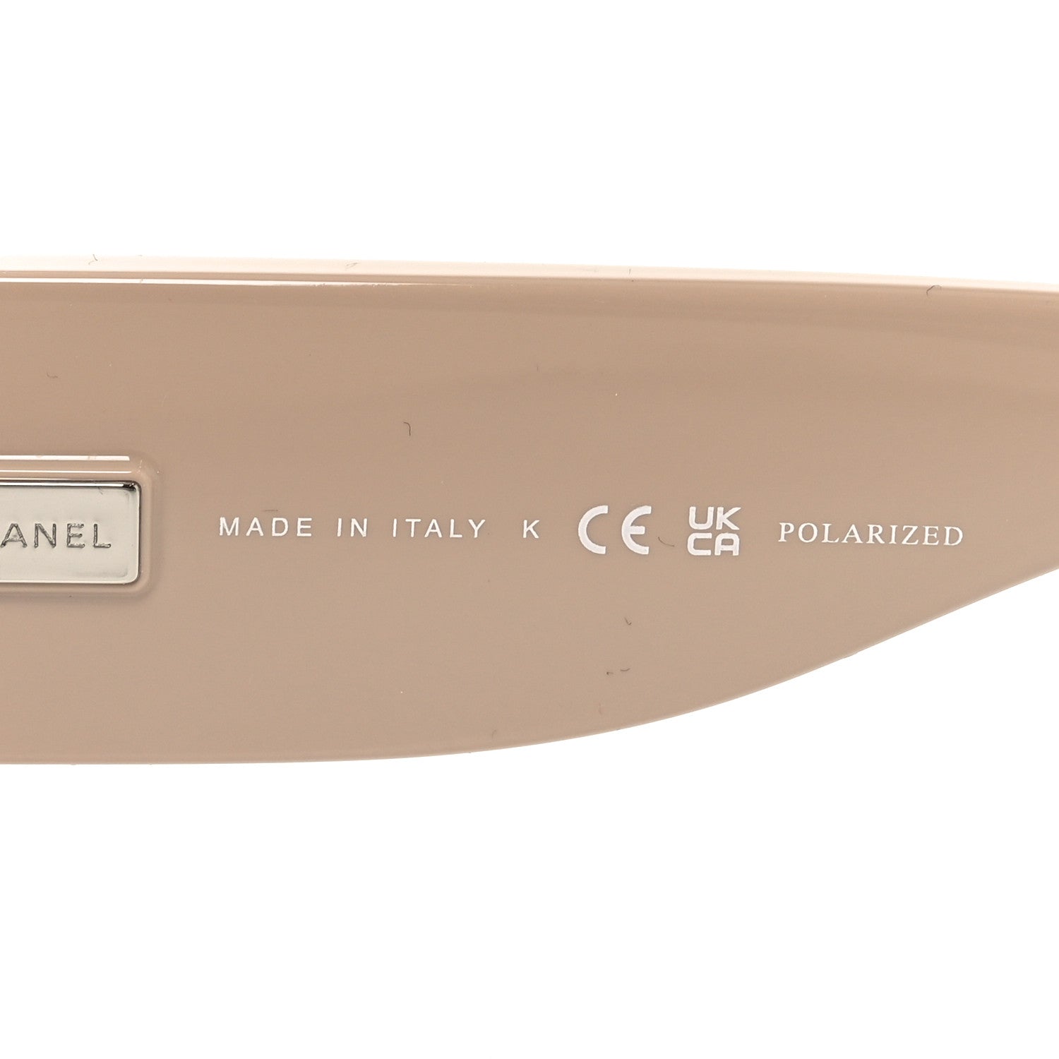 Chanel Acetate Cat Eye Sunglasses 6056 Black Beige 6 of 7