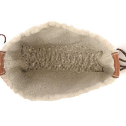Hermes Canvas Barenia Fourbi 20 PM Pouch Naturel Fauve 5 of 11