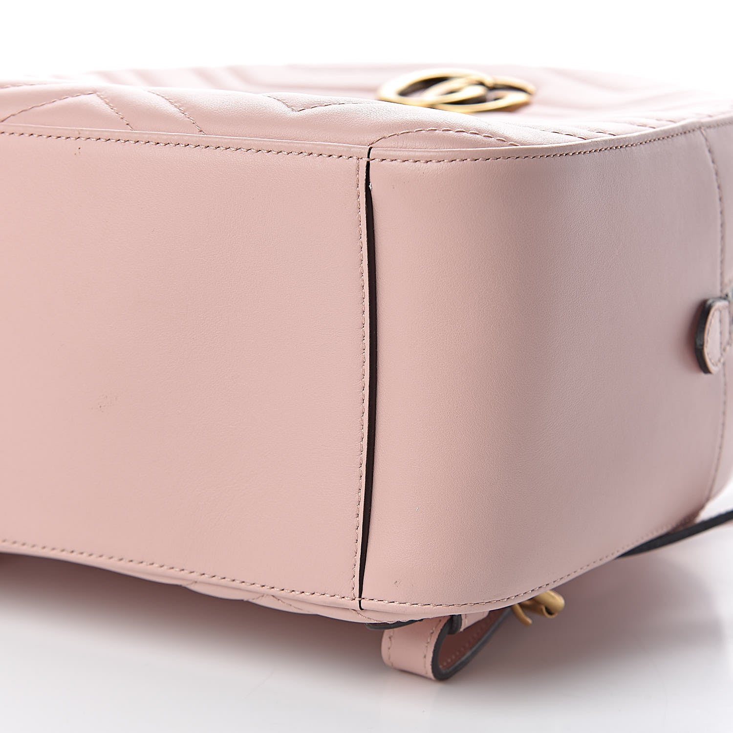 Gucci Calfskin Matelasse GG Marmont Dome Backpack Perfect Pink 9 of 10