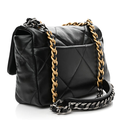Chanel Lambskin Quilted Medium Chanel 19 Flap Black 3 of 11