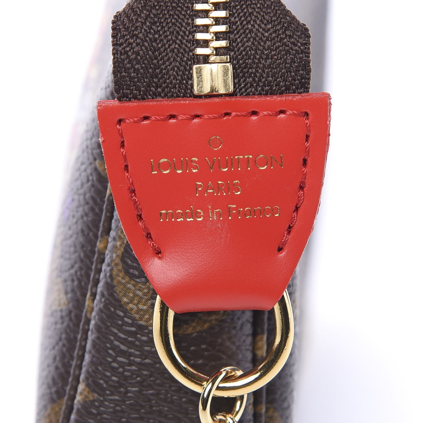 Monogram 2020 Christmas Animation Bumper Cars Mini Pochette Accessories Coquelicot