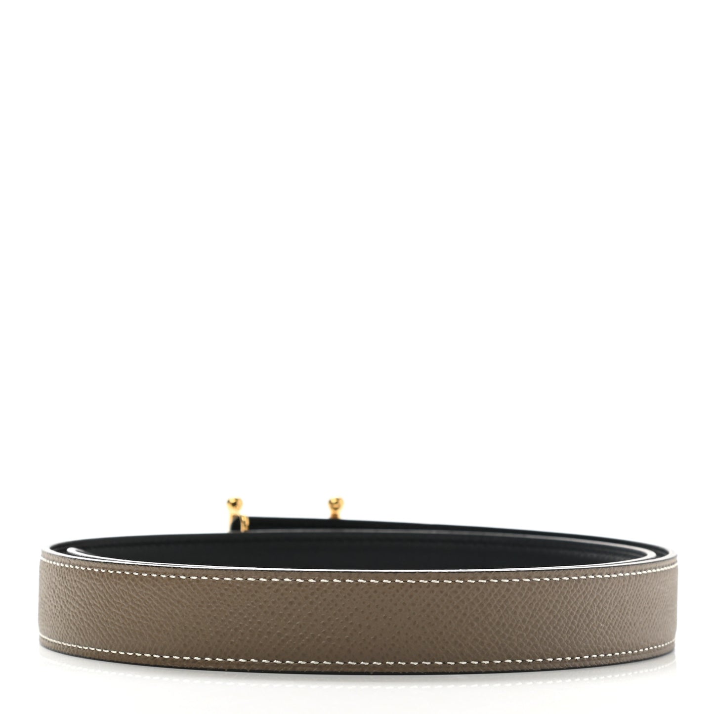 Epsom Swift 24mm Mors H Belt 75 Etoupe Black